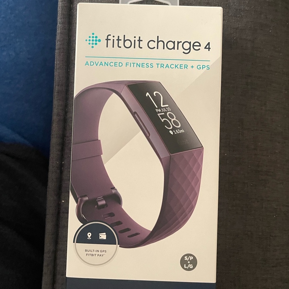 Brand new in box Fitbit Charge 4. Box sealed/never opened.